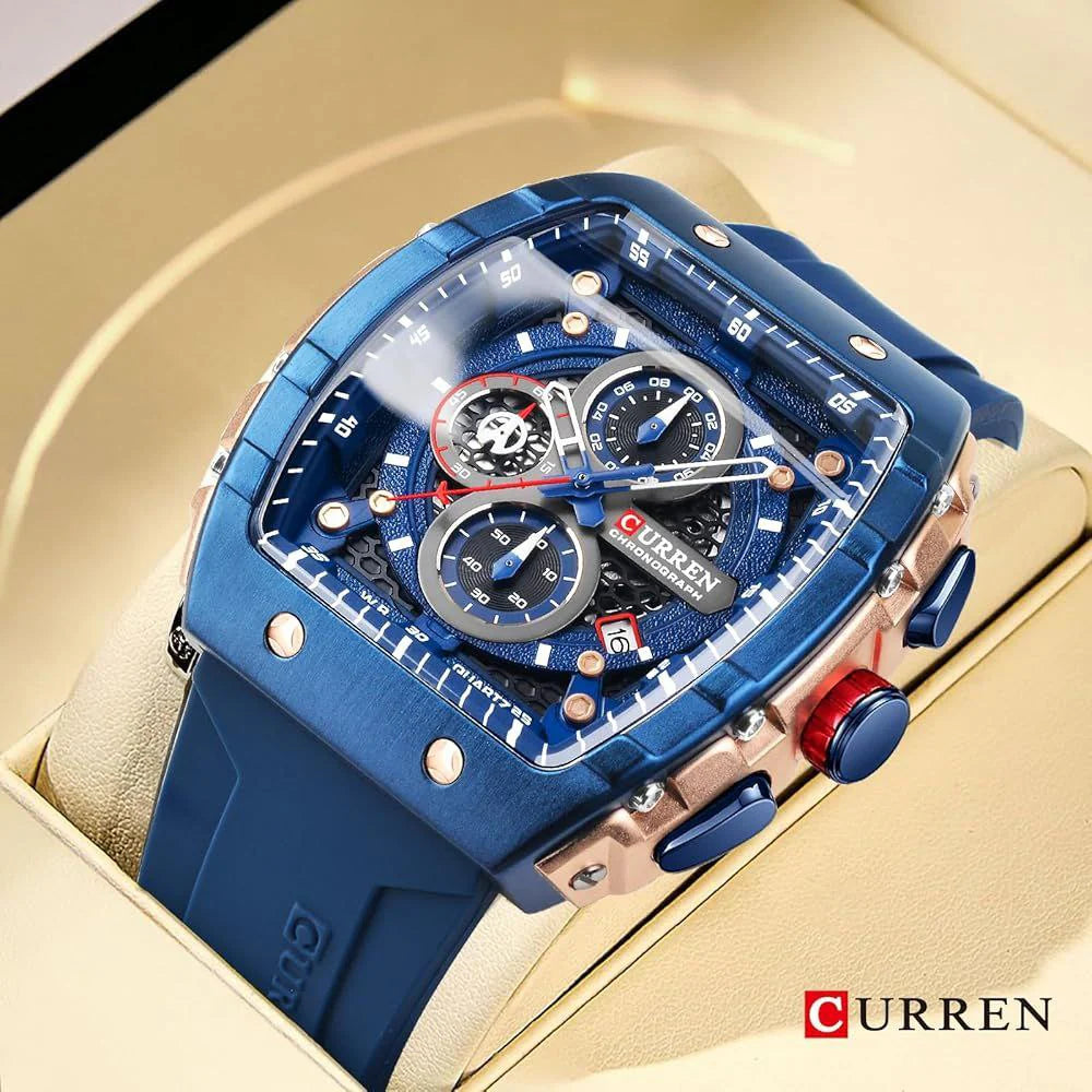 CURREN Sports Chronograph Quartz Watch  8442