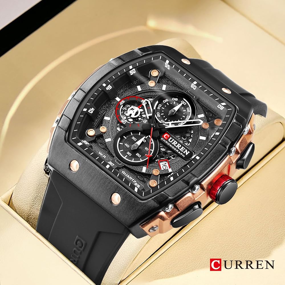 CURREN Sports Chronograph Quartz Watch  8442